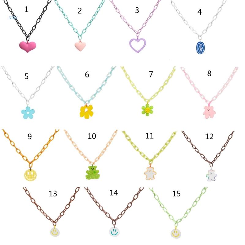 Vòng Cổ Choker Acrylic Thiết Kế Đơn Giản Ngọt Ngào