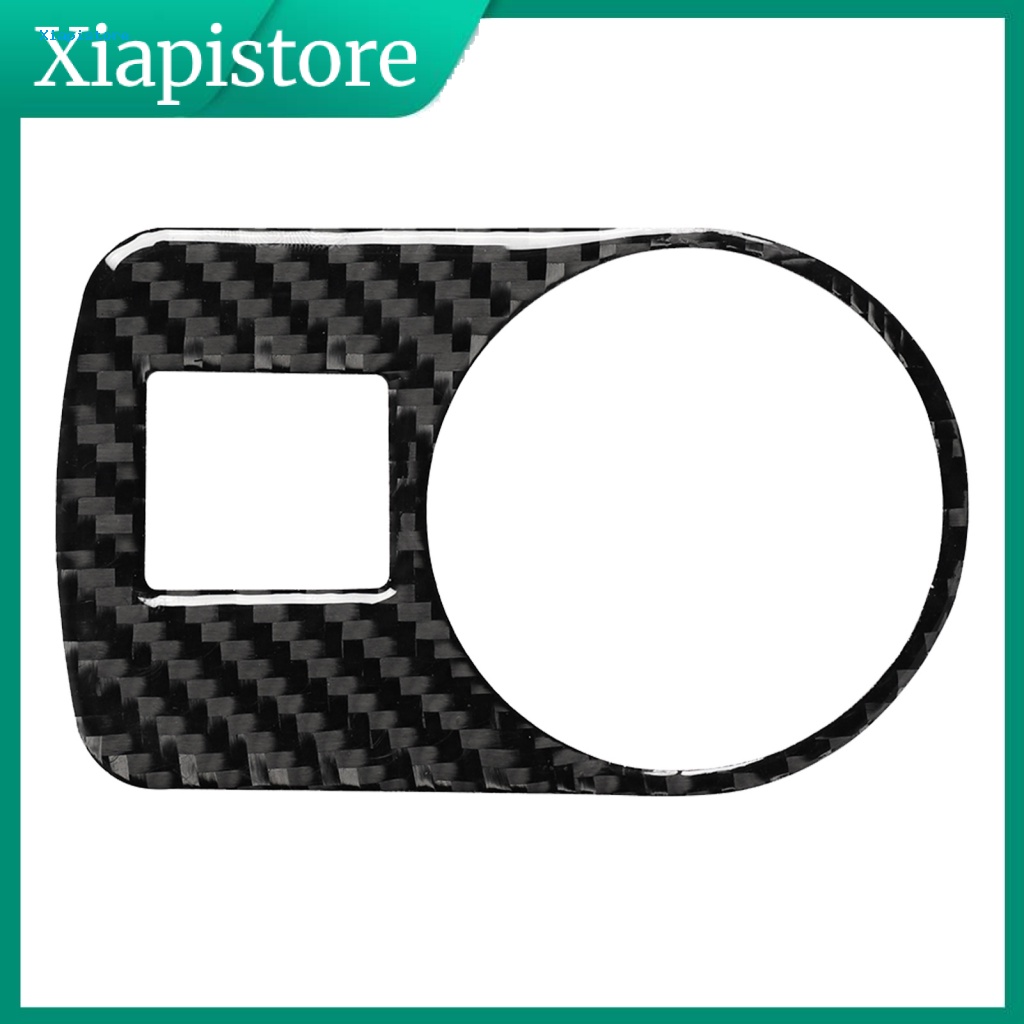 Khung Viền Công Tắc Đèn Pha Chống Trầy Bằng Sợi Carbon Cho Xe Hơi Audi TT 8N 8J MK123 TTRS 08-14