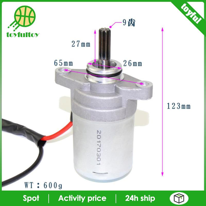 Động Cơ Khởi Động 9T Chuyên Dụng Cho BWS100 BWS YW100 WIZ 100 100cc