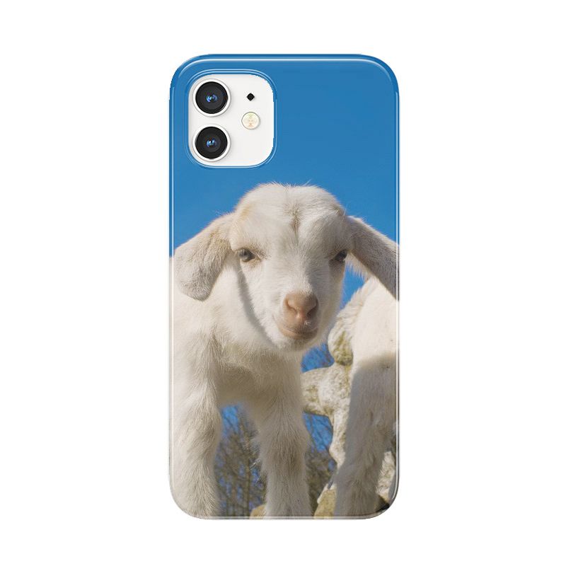 Ốp Điện Thoại Họa Tiết Chú Cừu Vui Nhộn Mặt Nhám Cho iPhone13promax 12promax 11promax 14promax