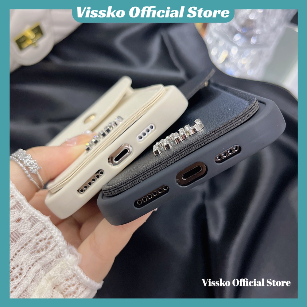 Sang Trọng Bao Da Điện Thoại Kèm Ngăn Đựng Thẻ Cho iphone 15 pro max 7p 8p x xs xsmax 11 12 13 14 15 pro max