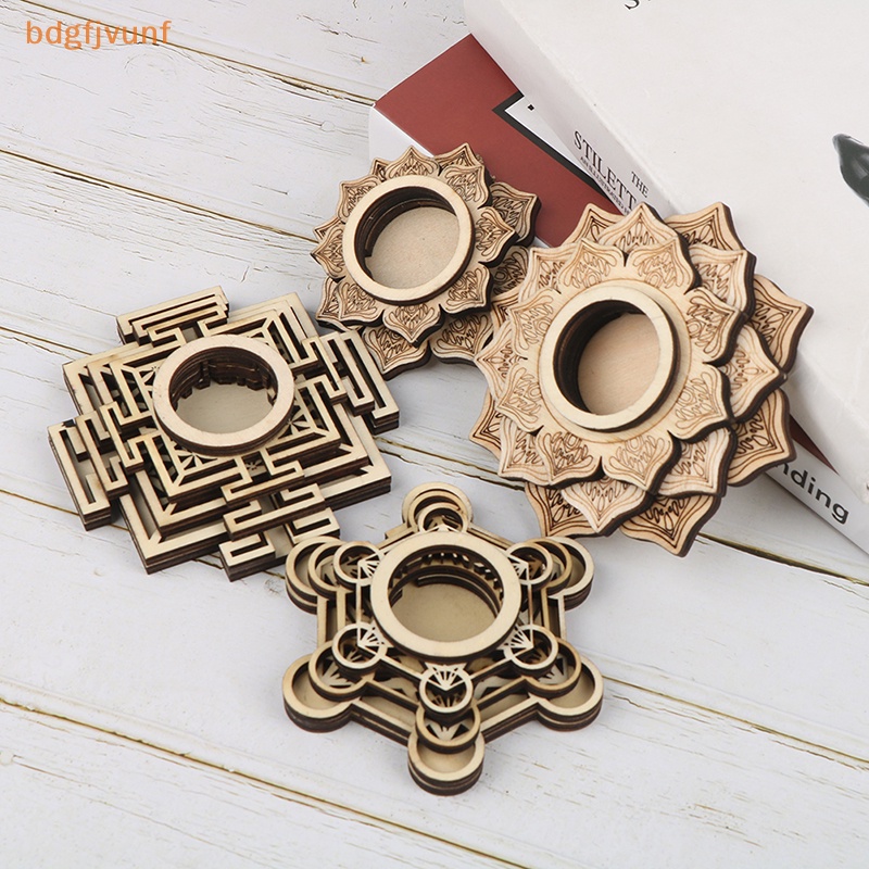 Đế Gỗ Hình Hoa Sen / Hành Tinh Trưng Bày Đồ Trang Trí Nội Thất