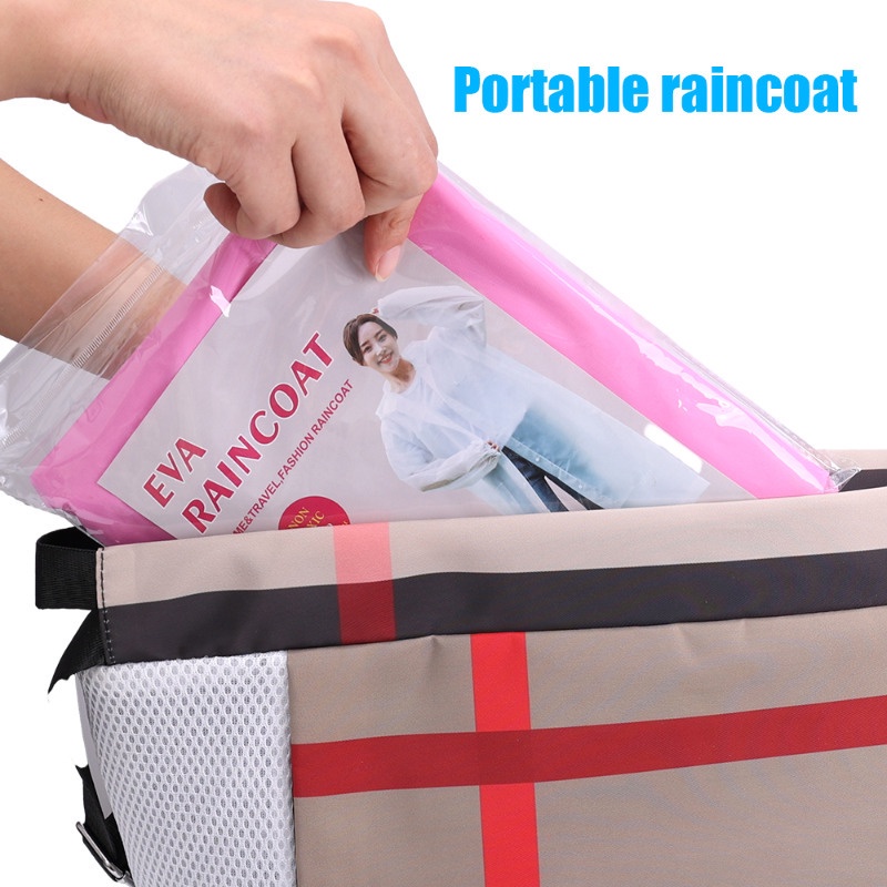 Áo Mưa Dày Dặn Bằng EVA Thời Trang Có Thể Tái Sử Dụng Cho Nam Và Nữ