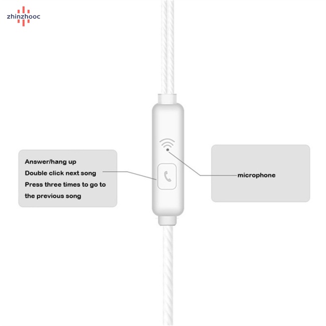 Tai Nghe Nhét Tai Có Micro Âm Thanh Siêu Trầm Chất Lượng Cao