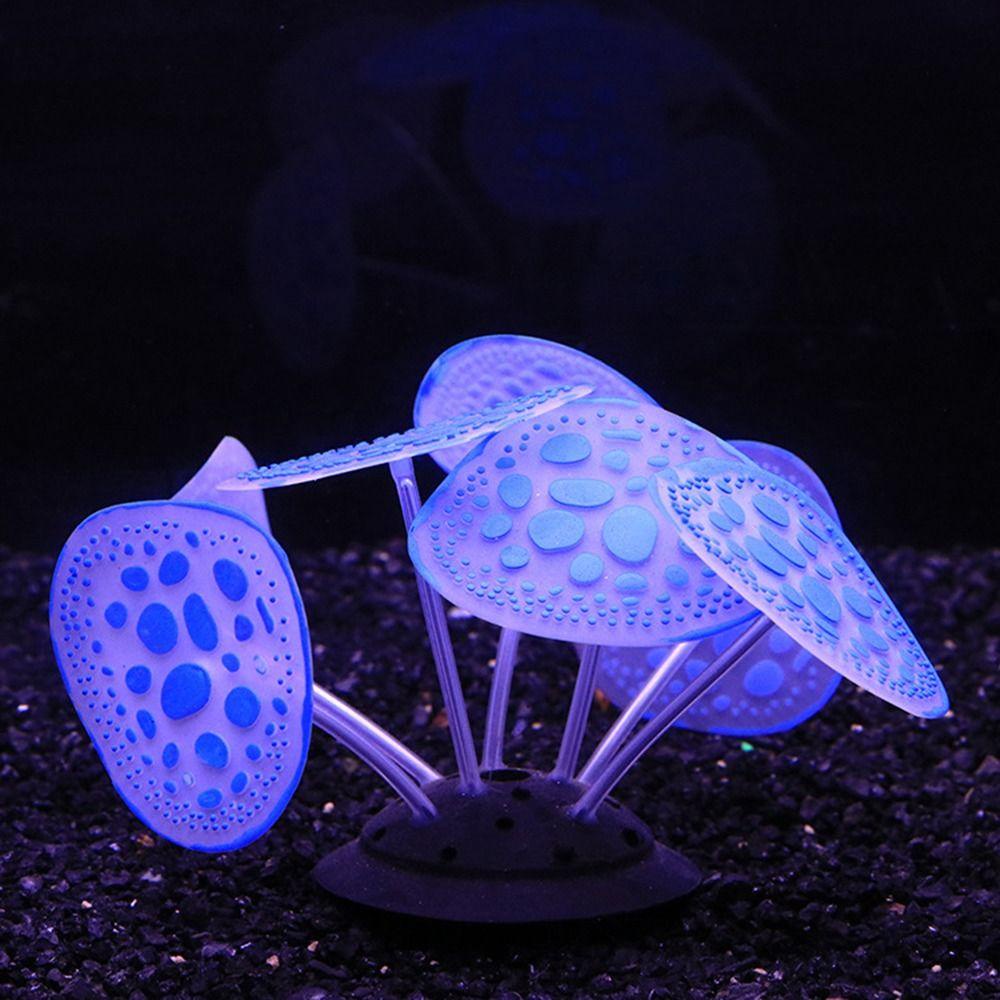San Hô Silicone Phát Sáng Trong Đêm Dùng Trang Trí Bể Cá