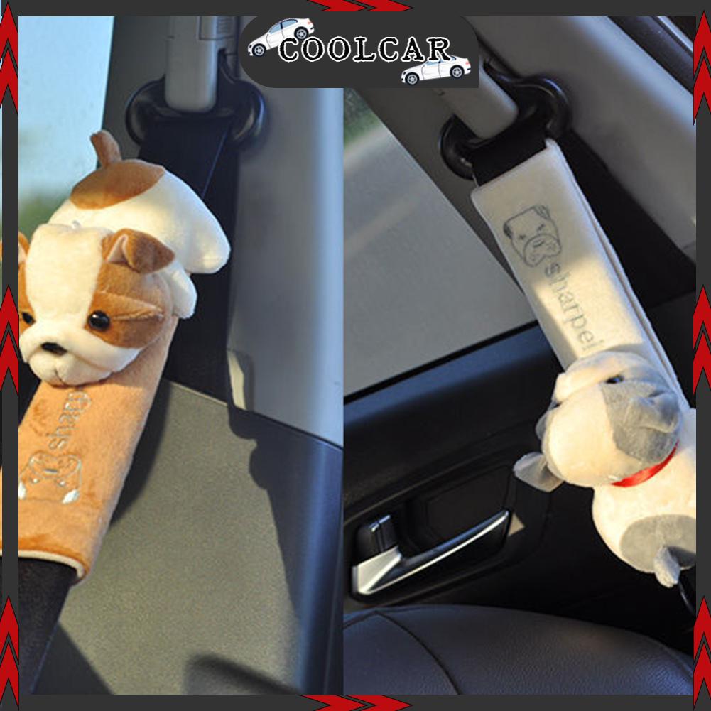 CoolCar Dây Đai An Toàn Ô Tô 23Cm Hoạt Hình Dễ Thương Đệm Vai Chất Liệu Mềm Mại Cho