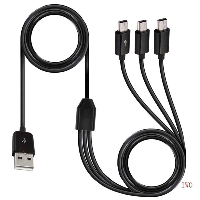 Dây Cáp Sạc / Truyền Dữ Liệu 3 Trong 1 USB 2 0 USB-A Đầu Đực Sang 3 Mini 5pin Cho Thiết Bị 3 Chấu