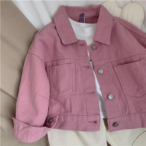 Áo Khoác Denim Mềm Mại Thời Trang Mùa Xuân Hàn Quốc 23 Dành Cho Bé Trai Và Bé Gái