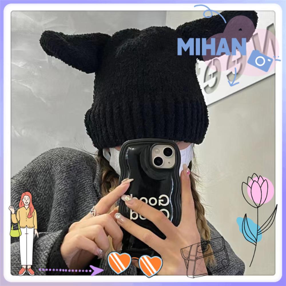 Mũ Len Tai Thỏ Dễ Thương MIHAN1