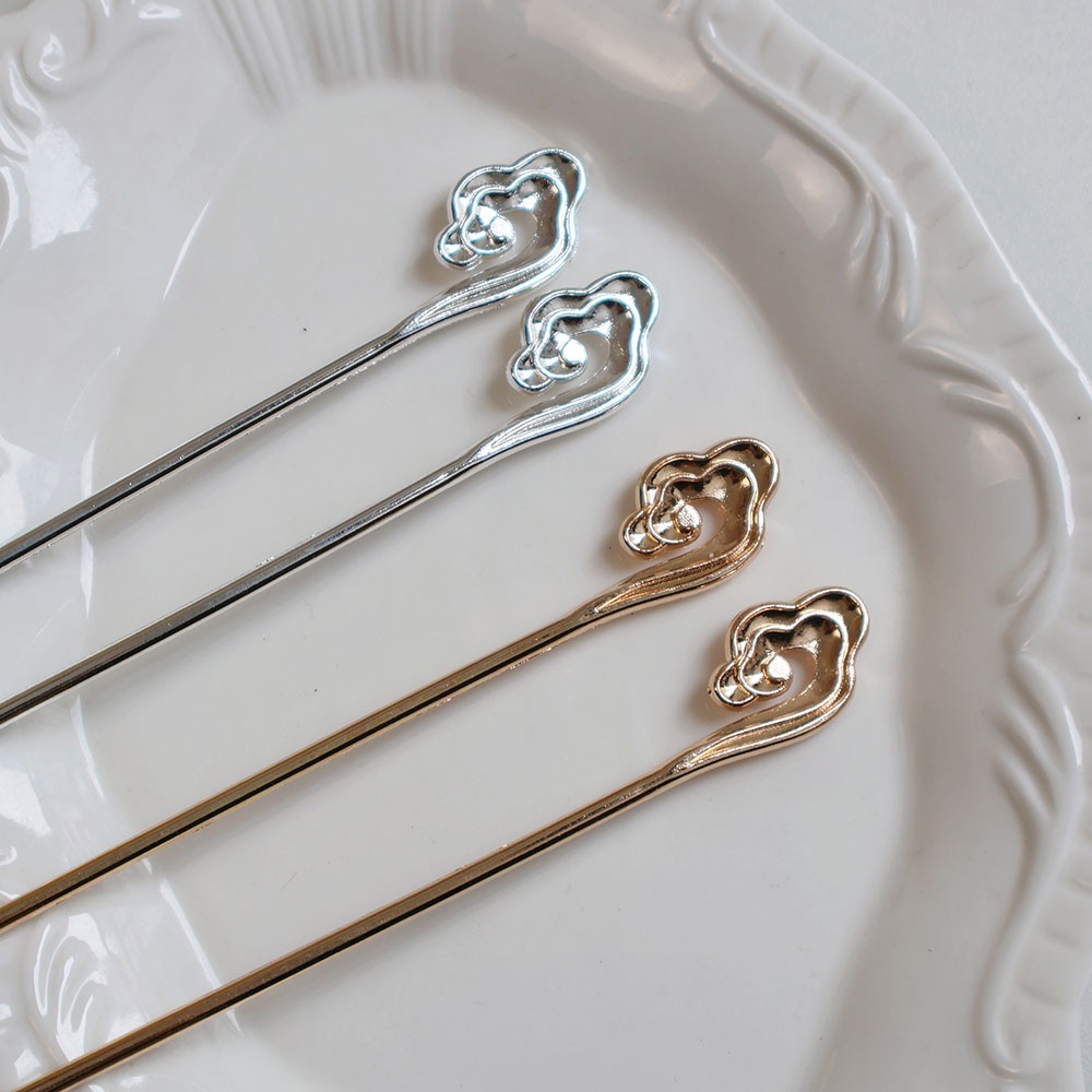 Kẹp Tóc Màu Vàng / Bạc Thời Trang Mùa Hè Phong Cách Mới 2023