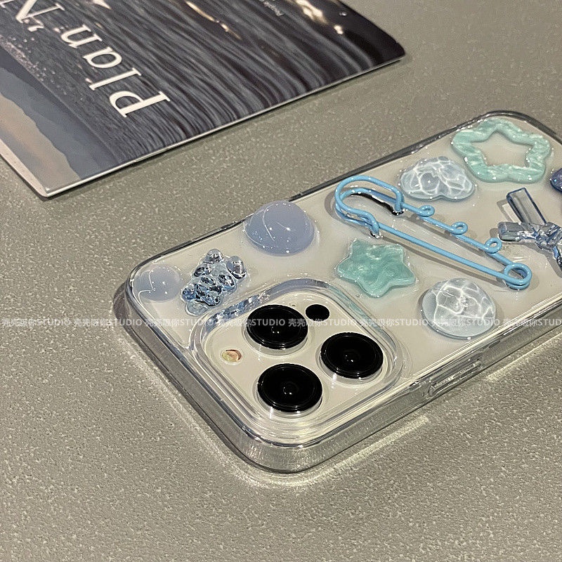 Ốp Điện Thoại Epoxy Ba Chiều Chống Rơi Cho Apple Iphone 14promax 13 11 14pro 13pro 14