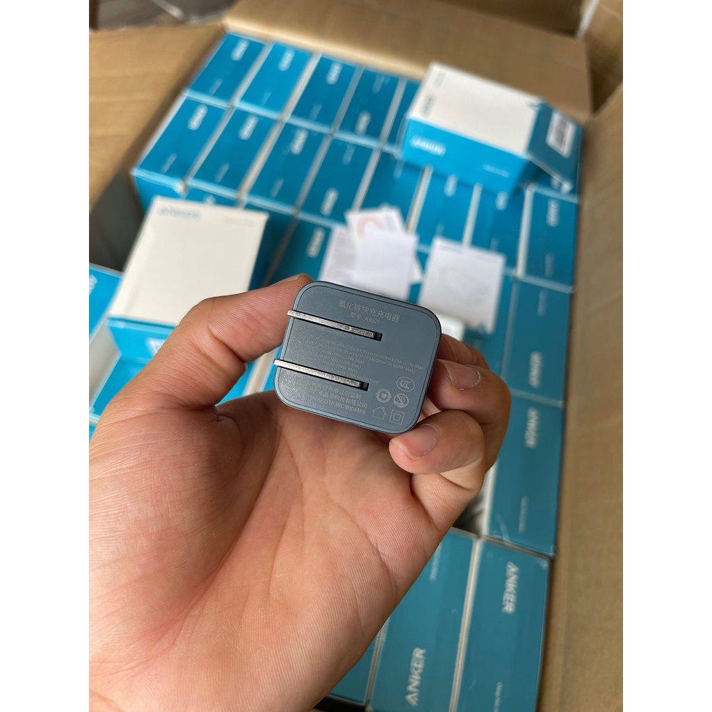 Củ sạc nhanh Anker 65W A9521 3 cổng  , hỗ trợ sạc PD/PPS/QC sạc nhanh cho điện thoại - Máy tính bảng