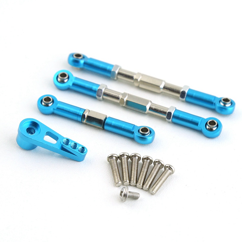 Thanh Kéo Tay Lái Trước Bằng Kim Loại Cho Xe Hơi wltoys 104009 Phụ Kiện Nâng Cấp 12402-a rc Màu Xanh Dương Cho Xe Hơi