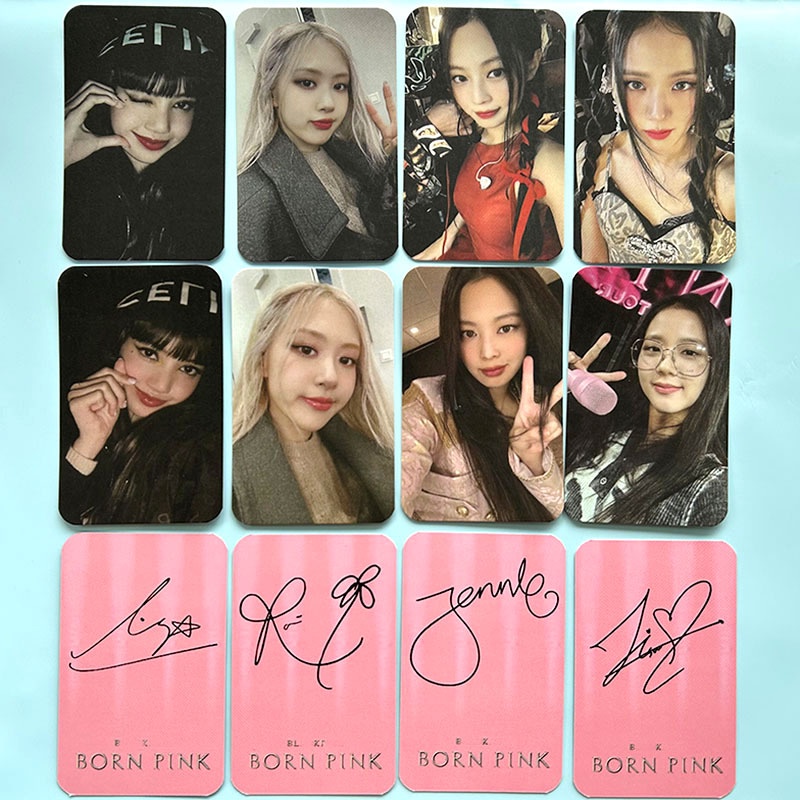 Set 4 Tấm Ảnh Lomo Card Nhóm Nhạc Blackpink Nhật Bản