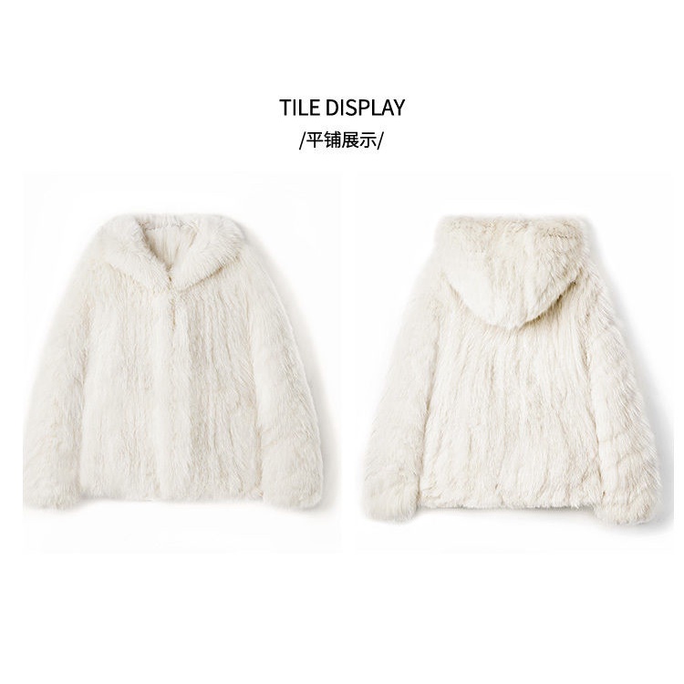 Áo Khoác Giả Lông Cáo Dày Dặn Phong Cách Mới Thân Thiện Với Môi Trường