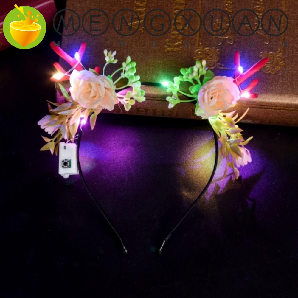 Băng Đô Cài Tóc Có Đèn LED Phát Sáng Sang Trọng Phong Cách Hàn Quốc Dành Cho Nữ