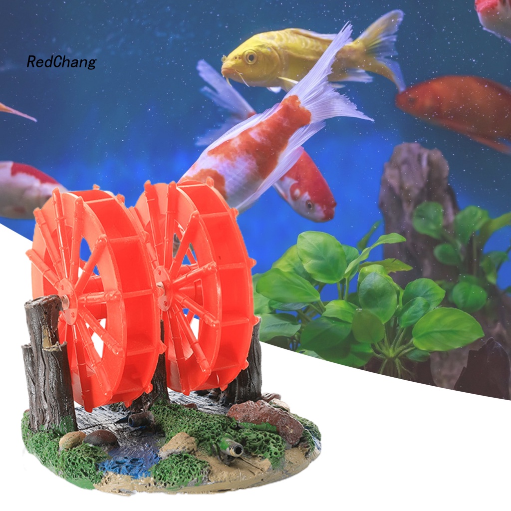 Bánh Xe Nước Bằng Nhựa Dùng Trang Trí Bể Cá