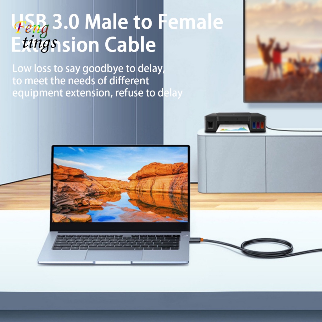 Dây Cáp USB 30 Nối Dài Màu Đen Cho Laptop