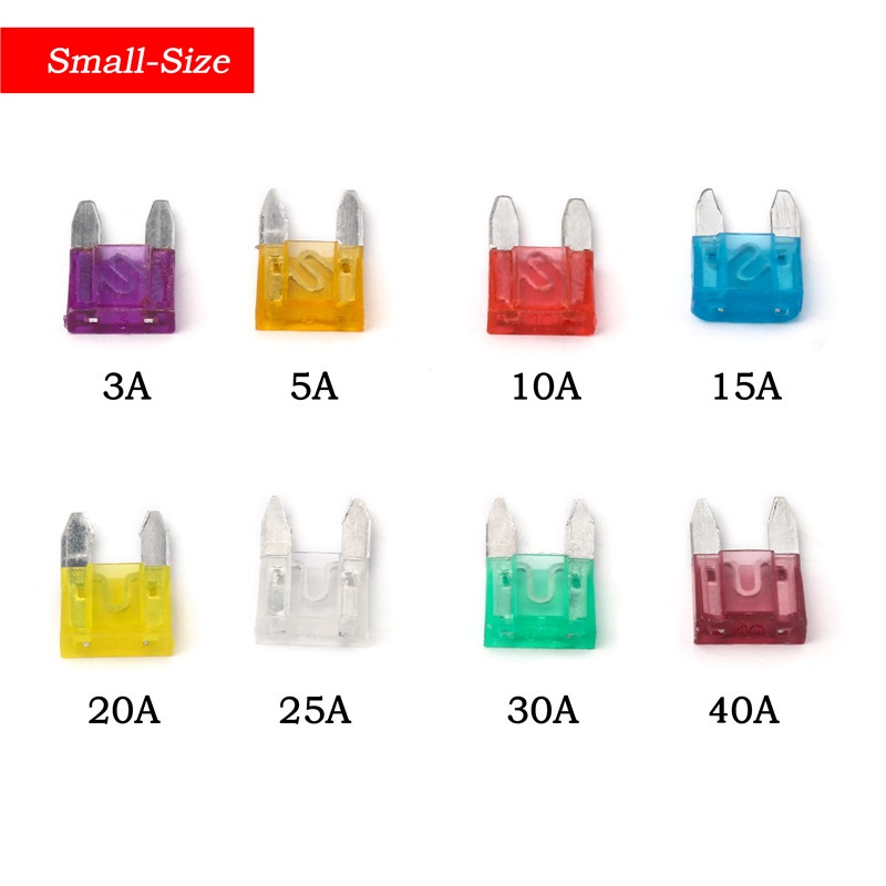 Electrapick Set 160 Cầu Chì Lưỡi Nhỏ Vừa Cho Xe Hơi / Xe Tải 5 / 7.5 / 10 / 15 / 20 / 25 / 30a