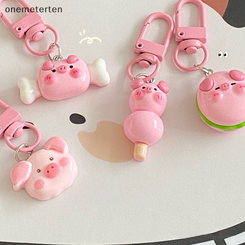 Rten Móc Khóa Hình Heo Hồng Ba Chiều Dễ Thương Làm Quà Tặng Cho Nữ Sinh