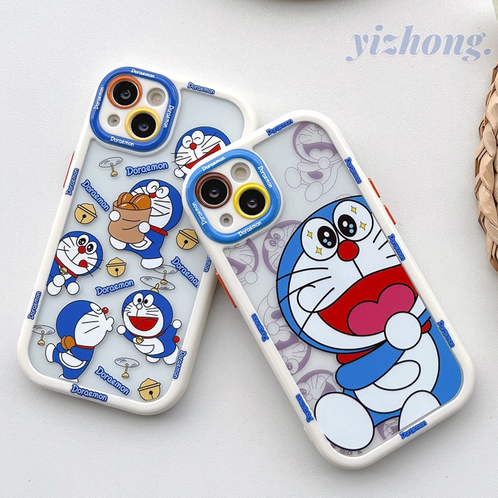 Ốp Điện Thoại TPU Mềm Chống Trầy Hình Doraemon Cho iPhone 14 Pro Max 13 11 12 Pro
