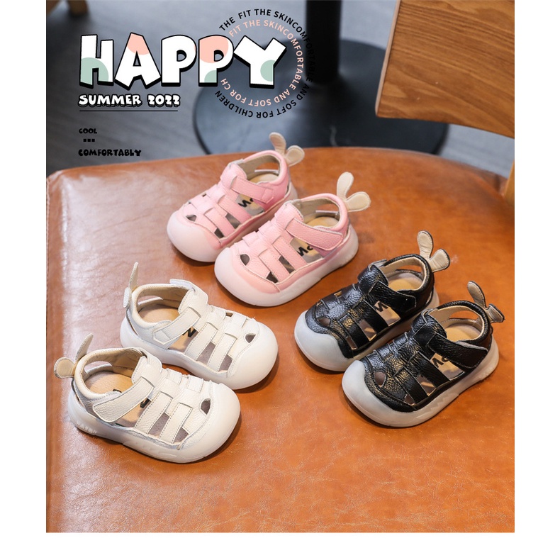 Summer baby boys girls sandals infant toddler shoes trẻ em anti-collision sandals ngoài trời soft bottom kids beach shoes comfort