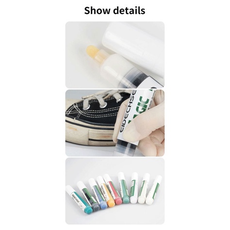 Bút sửa giày vải Nhuộm tân trang Bút không thấm nước Colorize Repair Pen Tân trang màu