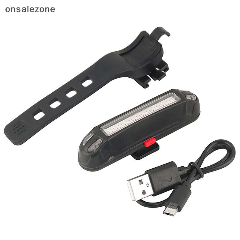 Onsale đèn hậu xe đạp không thấm nước đi xe phía sau đèn led usb có thể sạc được xe đạp leo núi đèn hậu-đèn xe đạp đèn mới