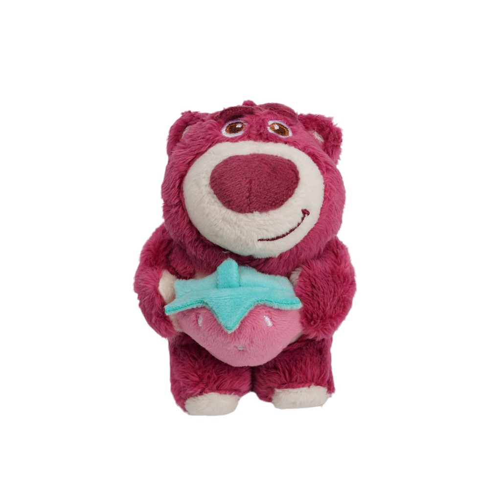 Lotso Bó Hoa Nhồi Bông Hình Trái Tim / Gấu Dâu Tây Xinh Xắn Làm Quà Tặng Sinh Nhật / Valentine Cho Bé Gái