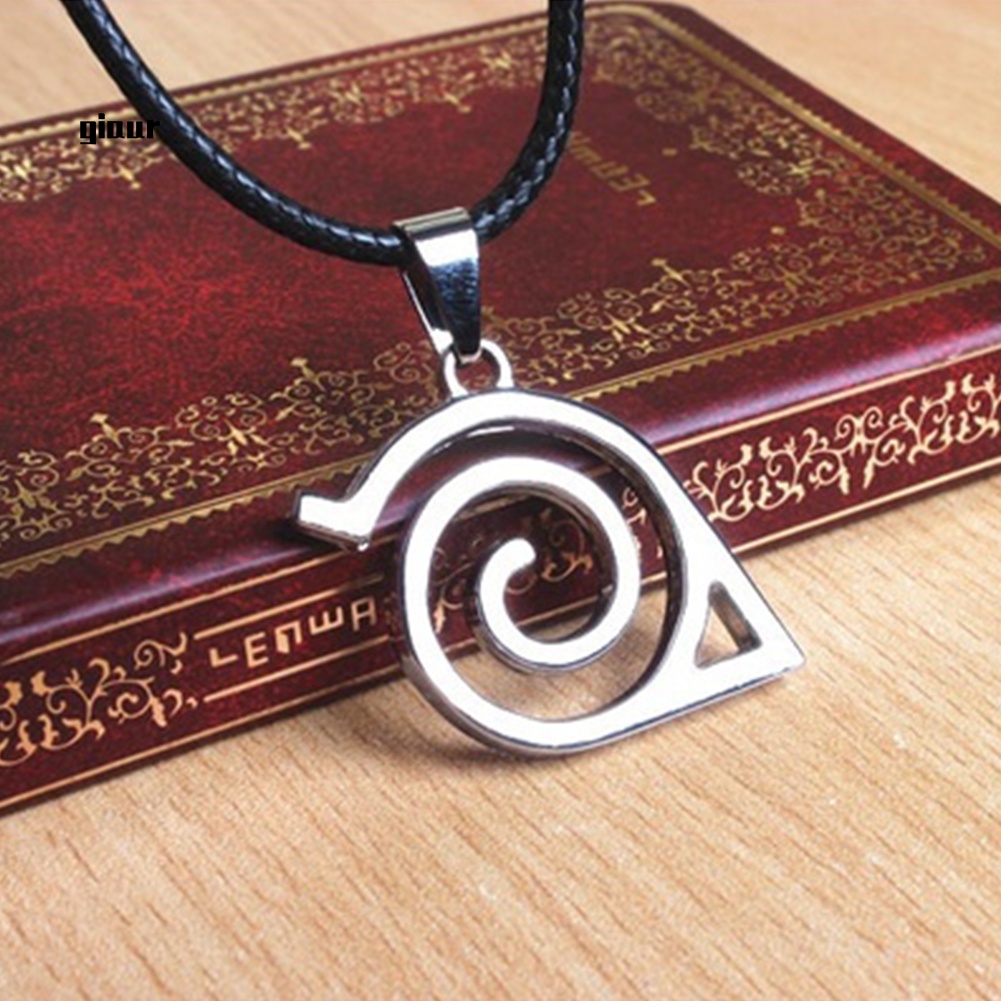 Vòng cổ Kim Loại Mặt Logo Anime Naruto Độc Đáo
