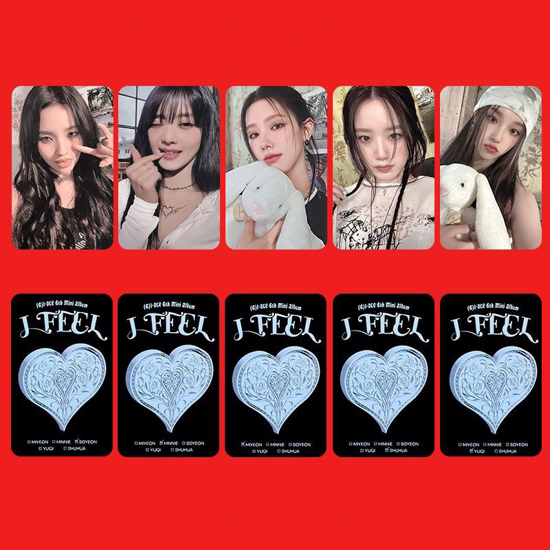 Gi-dle girl album Ảnh Thẻ Bài Hát yuqi Cảm Giác Va Chạm Tự Làm Mới