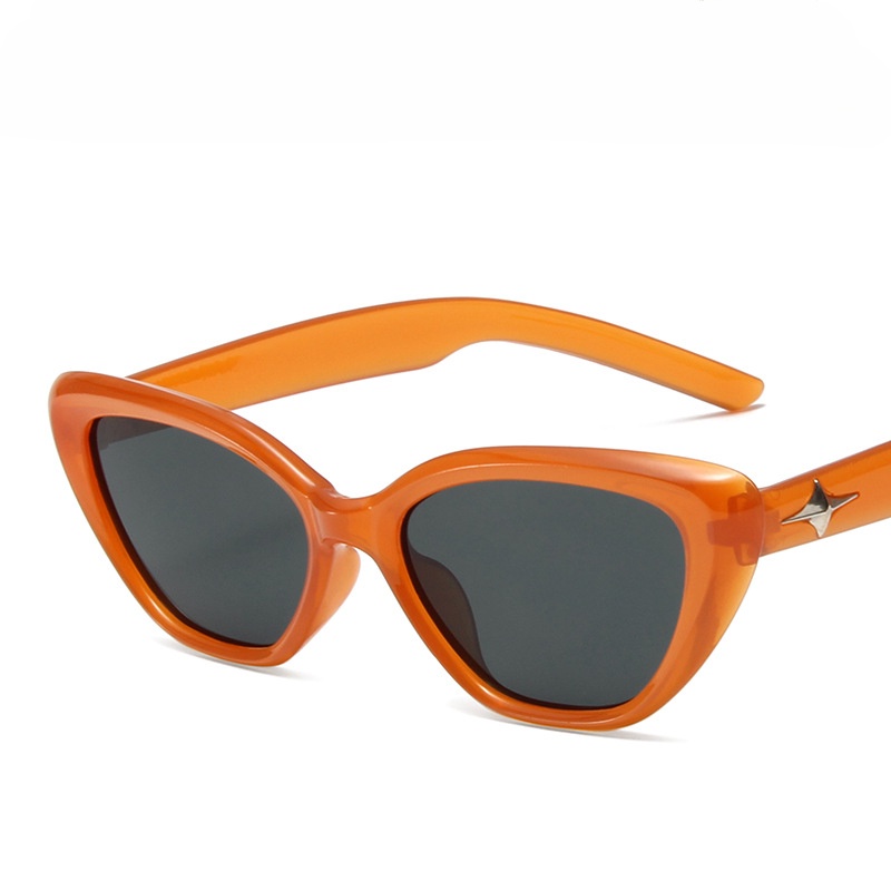 Kính Mát Gọng Mắt Mèo Phong Cách Hip hop Thời Trang Cho Nữ