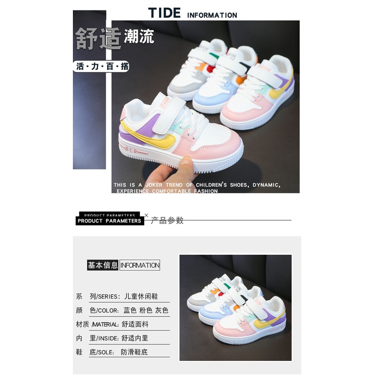 Giày Sneaker Đế Mềm Phối Lưới Thoáng Khí Thời Trang Xuân Hè 2022 Cho Bé
