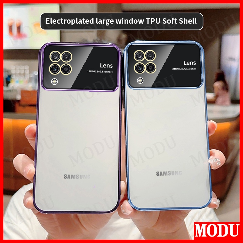 Ốp Điện Thoại Silicon Mềm Chống Sốc Bảo Vệ Ống Kính Máy Ảnh Cho Samsung Galaxy A12 M12 A22 4G 5GDeluxe