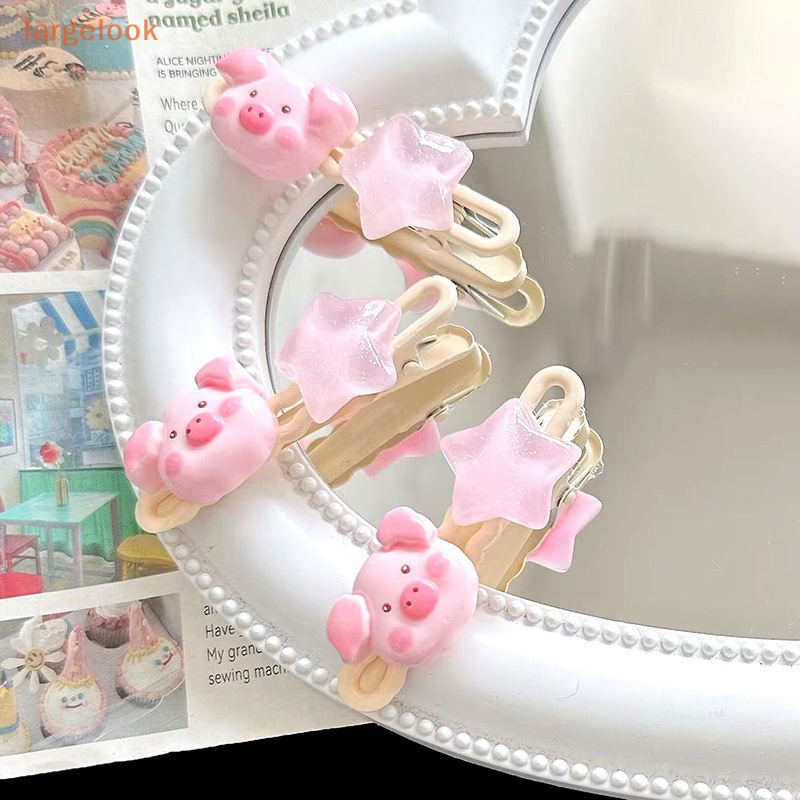 Kẹp Tóc Hình Ngôi Sao / Chú Heo Ngọt Ngào 1 Cái Cho Nữ