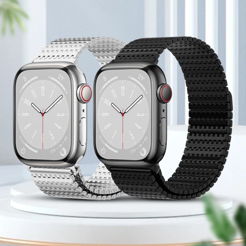 Dây Đeo Milanese Sang Trọng Cho iWatch Ultra 49mm 45mm 44mm 41 42mm 40 38mm iWatch Series 8 7 6 543 SE
