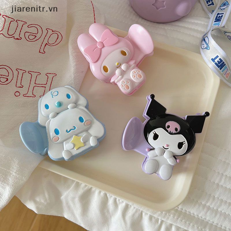 Kẹp Tóc Hình Cá Mập / Cún Cinnamoroll / Melody Sanrio Kuromi My Melody Dễ Thương Cho Bé Gái