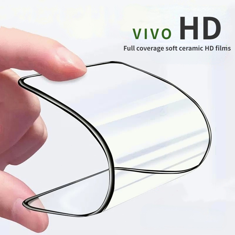 Ốp Điện Thoại Cho VIVO V20 V21 V21E V23E V25 V25E Y02 Y02S Y1S Y11 Y12 Y15 Y16 Y17 Y19 Y91 Y91C Y91i Y93 Y95 Y30 Y50 Y20 Y20i Y20S Y15A Y15S Y21 Y21T Y3 Y3 Y3S Y3 Y13 Y7 Y20 Y3 Y3 Y7 Y3S Y15 HD Ceramic Flexible Tempered Glass Screen Protector
