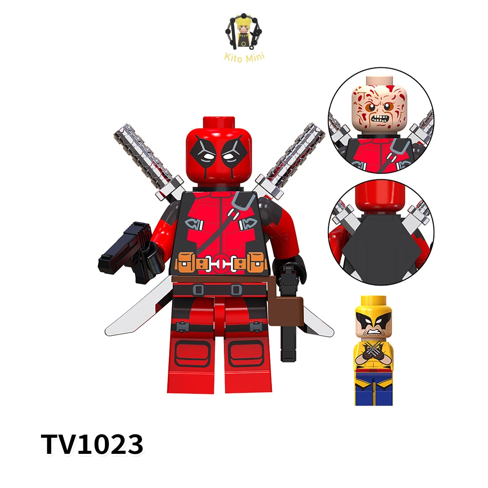 Minifigures DeadPool Venom Nhân Vật Siêu Anh Hùng Lắp Ráp TV6203