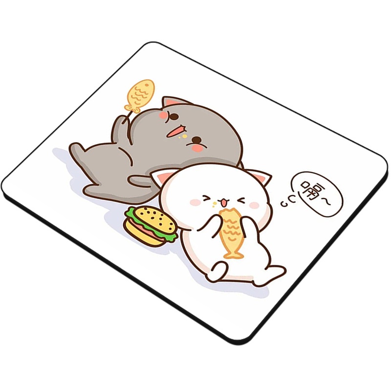 Thảm Lót Chuột Và Bàn Phím Máy Tính 220x180MM In Họa Tiết Hoạt Hình Dễ Thương