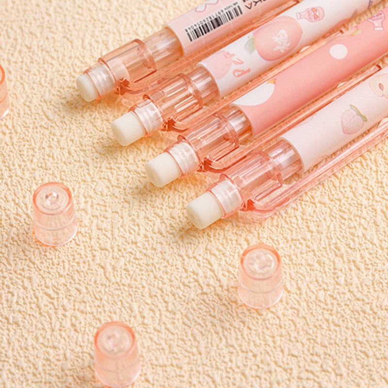 Bút Chì Bấm Ngòi 0.5mm Hình Quả Đào Dễ Thương Cho Học Sinh Tiểu Học SR016 OUYOUVN