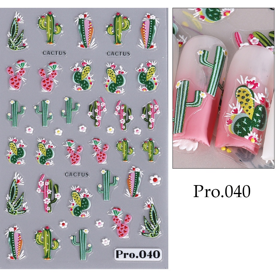 Dễ Thương Miếng Dán Trang Trí Móng Tay 5d Hình Mèo Đen / Bánh waffle / Kem / Cầu Vồng / Quái Vật Nhỏ Xinh