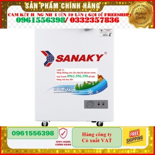 [CHÍNH HÃNG] ( VH-1599HYK MIỄN PHÍ CÔNG LẮP ĐẶT Tủ đông Sanaky 100 lít VH-1599HYK )-