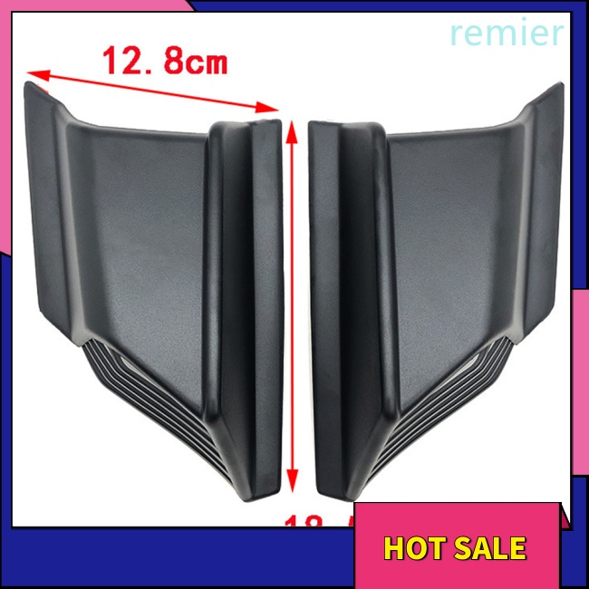 Re 2pcs bộ làm lệch hướng không khí trên fairing cánh bên kính chắn gió cánh lướt gió thân tương thích cho các bộ phận xe máy adv150