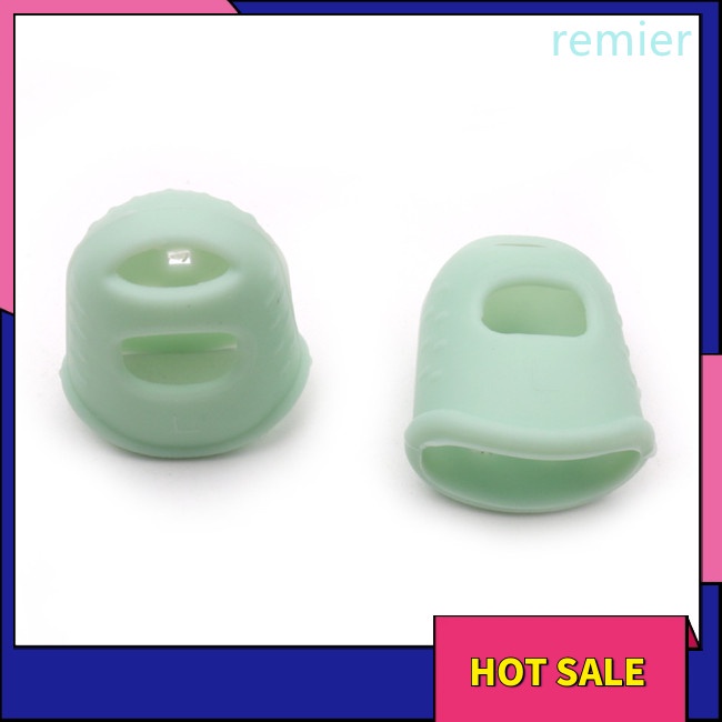 Re 1 cặp đàn guitar kalimba ngón tay cái chọn ngón tay bảo vệ silica gel cũi ngón tay đầu ngón tay nắp bảo vệ móng tay
