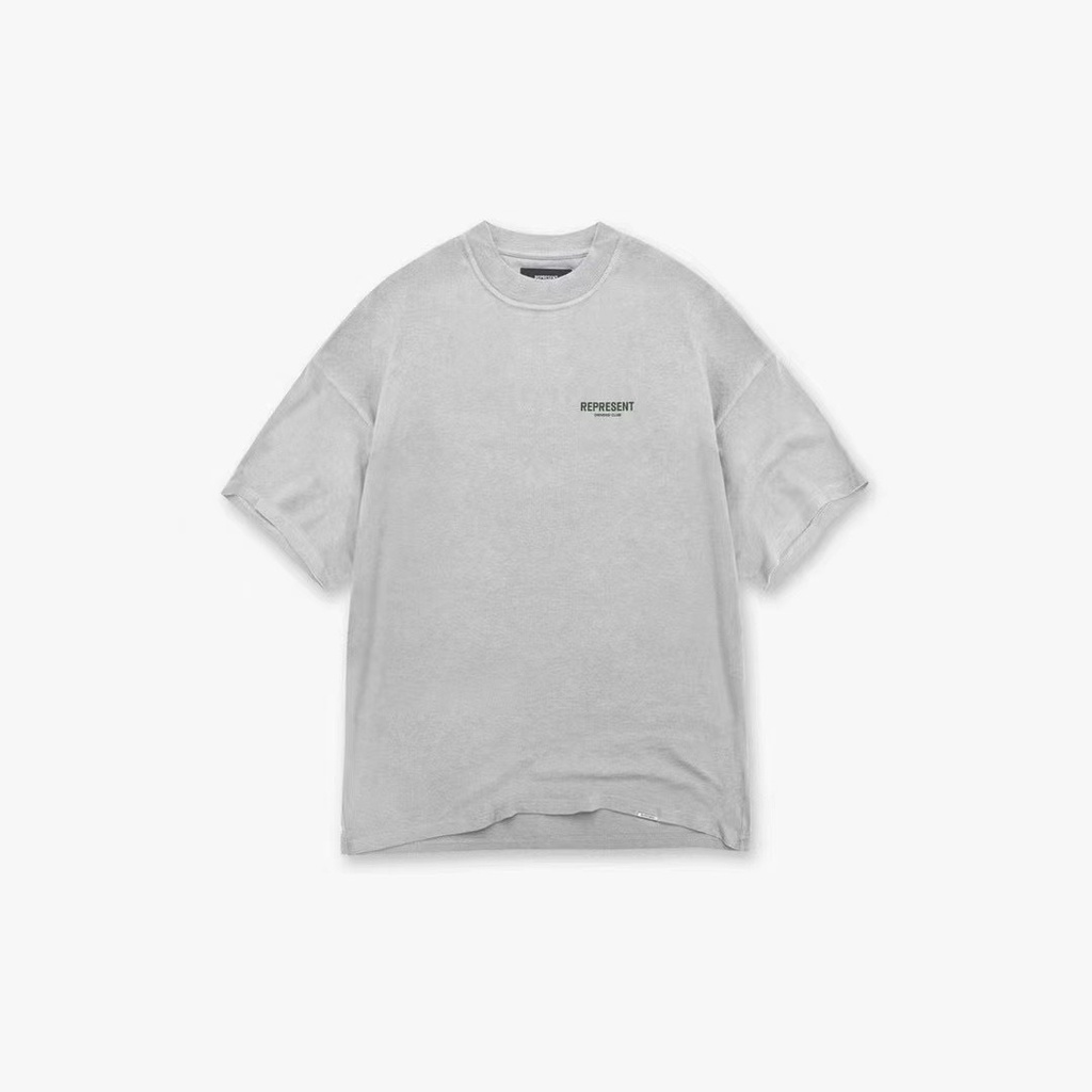 HPYX REPRESENT The Owners Club logo printed short-sleeved solid color round neck T-shirt