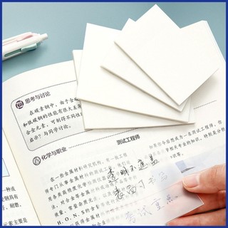 Clear sticky notes 50 sheets không thấm nước trong suốt sticky notes self-adhesive translucent note pads school aiavn aiavn