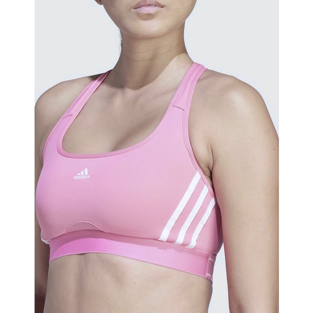 Bra Das 3 sọc sườn lưng lưới hồng