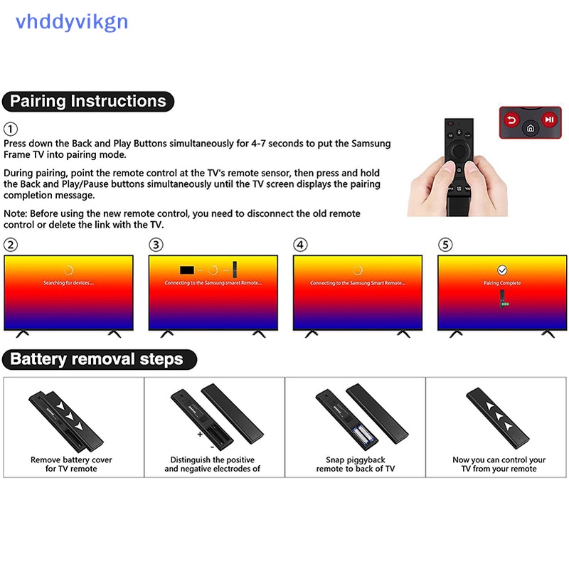 Vhdd universal model bn59-01358b bn59-01311b bn59-01357c thích hợp cho samsung qled voice smart tv black remote control vn