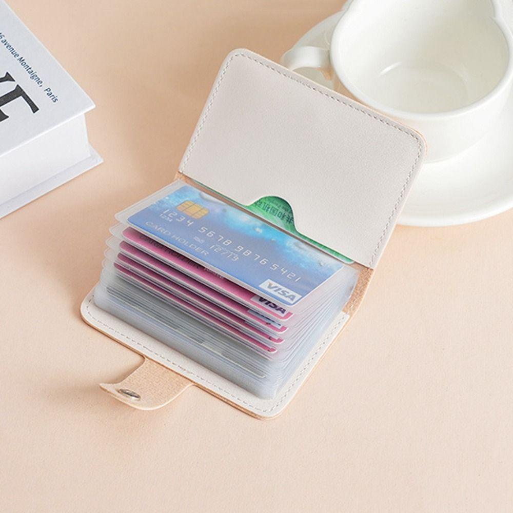 Chủ thẻ hoạt hình shanhai, gấu dâu kuromi, túi đựng thẻ di động chủ danh thiếp da pu du lịch